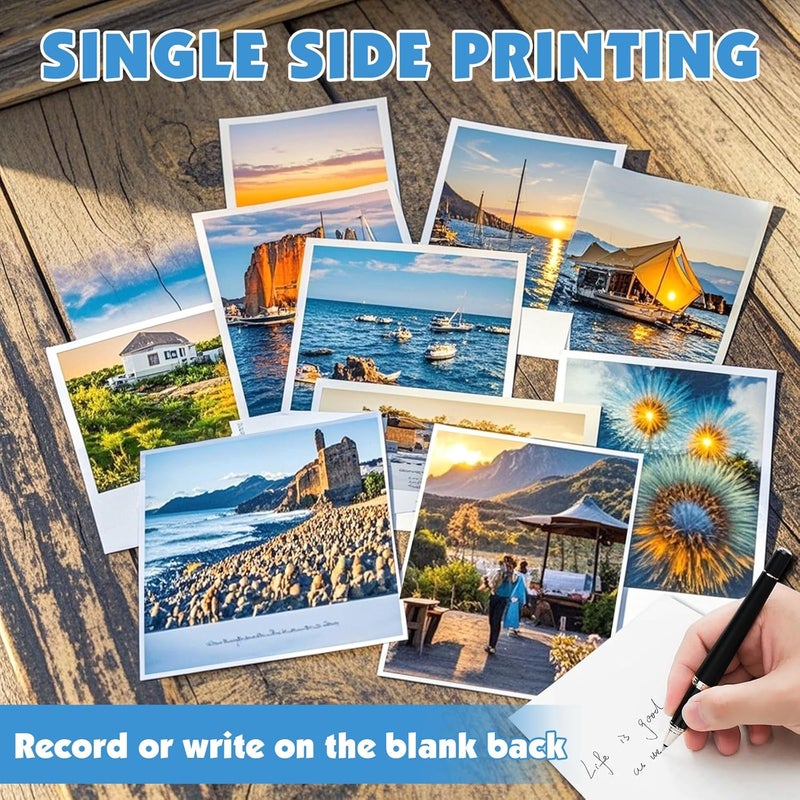 NUITPY 300 Sheets Glossy Photo Paper, 8.5in x 11in Inkjet Photo Printer Paper, Picture Paper for Photos, Calendars, Brochures, Cards, Menus(200gsm / 54lb) - Image 4